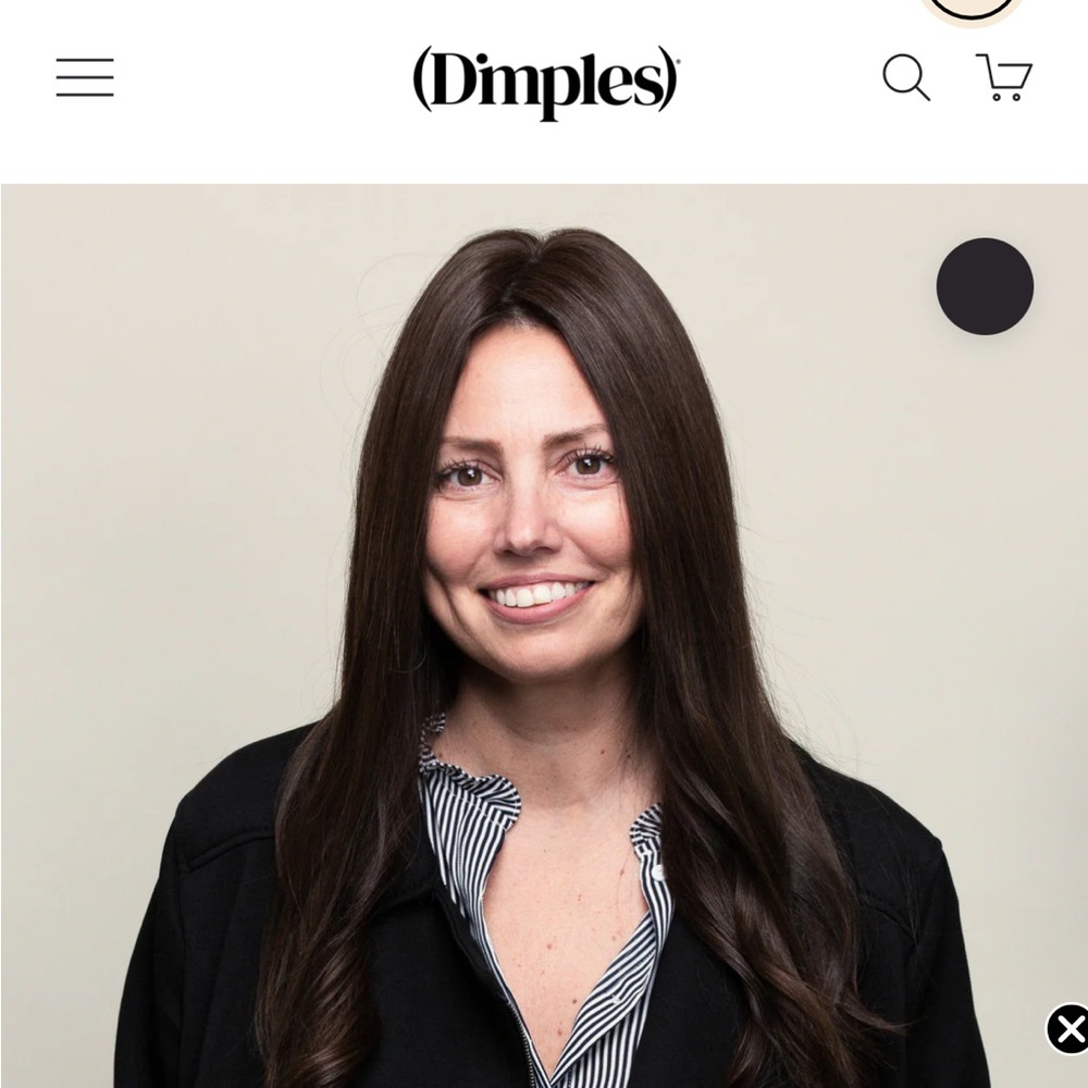 Dimples Hair Clio 18 m synthetic hair topper I - Picture 3 of 8